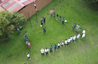 Fotografía 160 árboles sembrados San Antonio y Colegio Técnico Profesional José María Zeledón Brenes