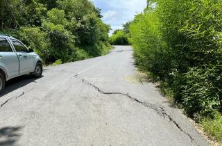 Hundimiento en el sector de Jericó 